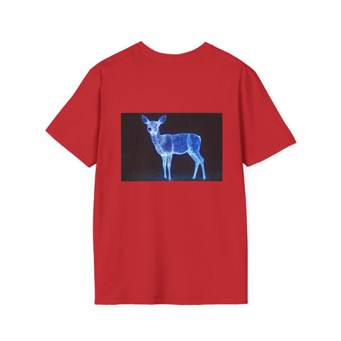 Futuristic Light Deer Graphic Tee