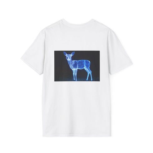 Futuristic Light Deer Graphic Tee