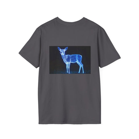 Futuristic Light Deer Graphic Tee
