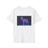 Futuristic Light Deer T-Shirt Design