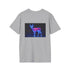 Futuristic Light Deer T-Shirt Design