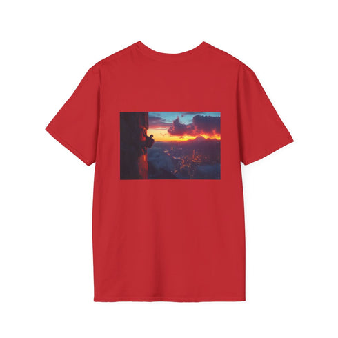Futuristic Sunset Cityscape Graphic Tee