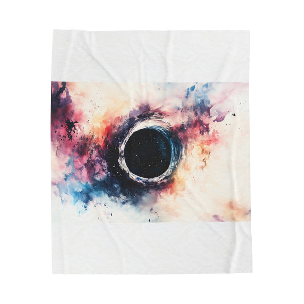 "Galactic Abyss Plush Blanket"