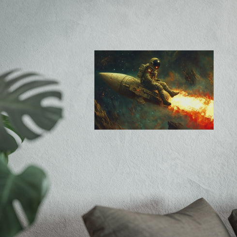 Galactic Adventure Spaceman Rides Comet