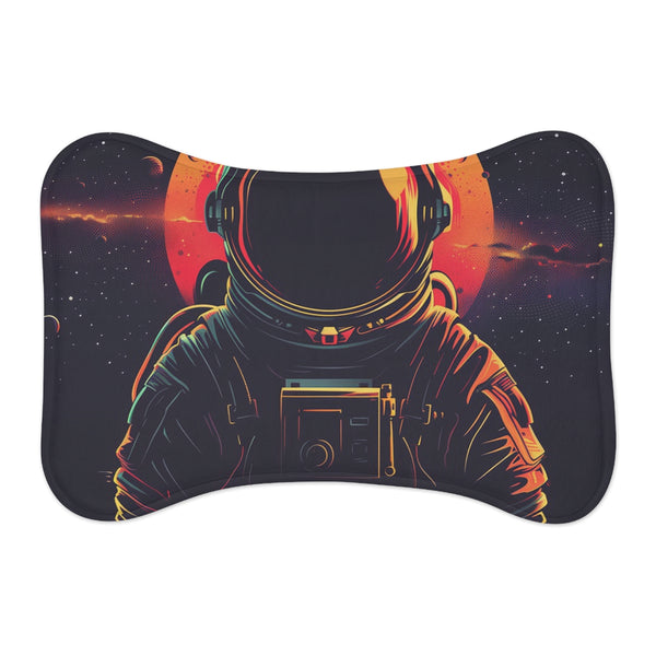 "Galactic Astronaut Pet Mat"