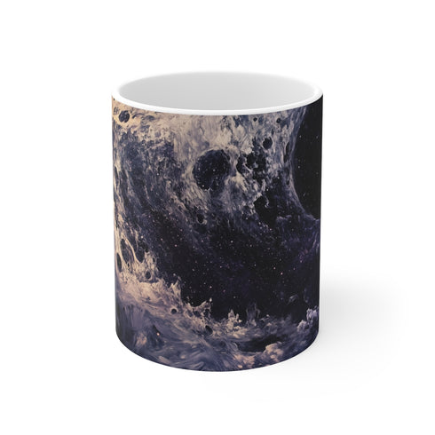 "Galactic Black Hole Stardust Mug"