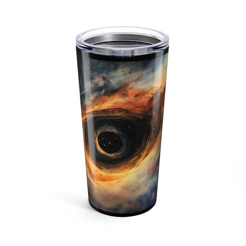 Galactic Black Hole Watercolor Bottle