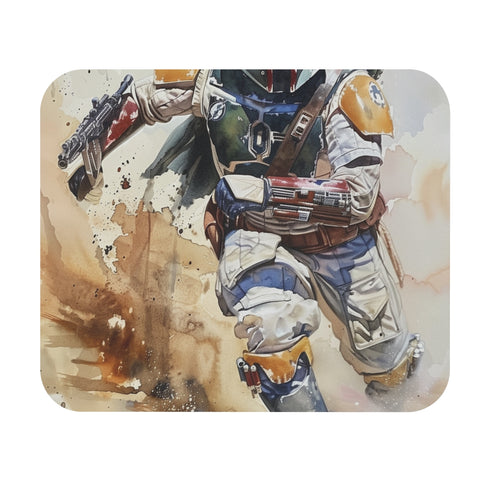 Galactic Bounty Hunter Mouse Pad