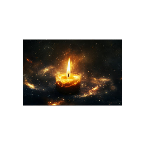 Galactic Candle Illuminates Cosmic Wonder