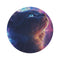 "Galactic Cat Portrait Round Rug"