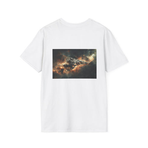 Galactic Dragon Skeleton Nebula Shirt