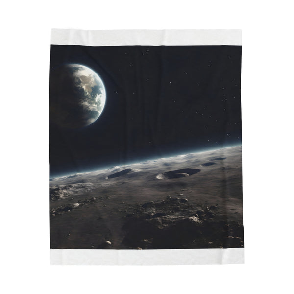 "Galactic Earth View Blanket"