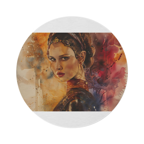 "Galactic Elegance Round Rug"