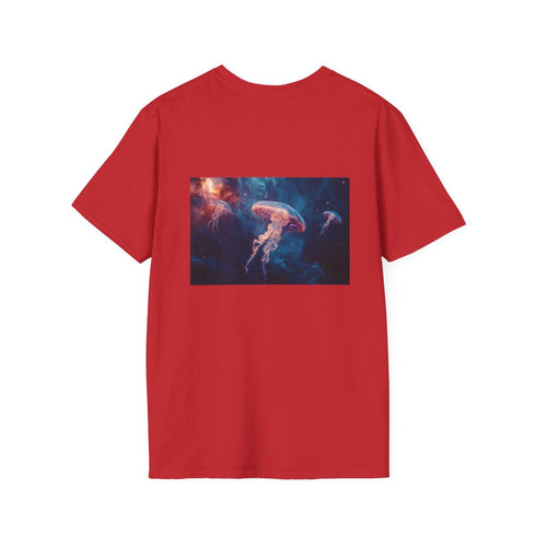Galactic Jellyfish Nebula T-Shirt Design