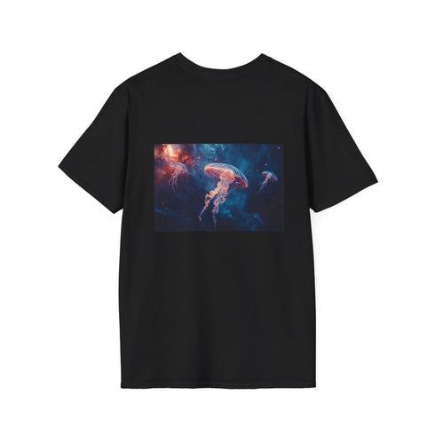 Galactic Jellyfish Nebula T-Shirt Design