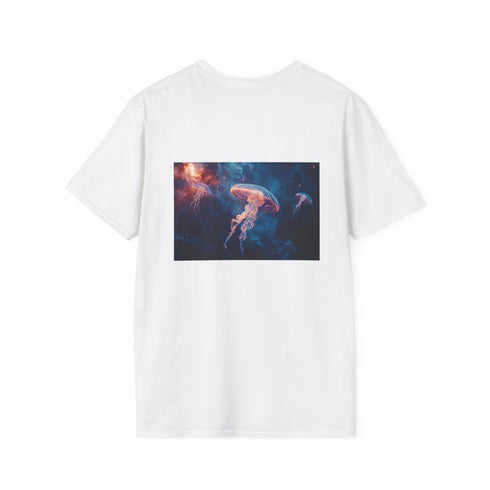 Galactic Jellyfish Nebula T-Shirt Design
