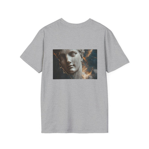 Galactic Nebula Universe Statue T-Shirt