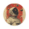 "Galactic Odyssey Round Rug: Explore the Solar System"