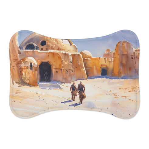 "Galactic Pet Mat for Star Wars Fans!"