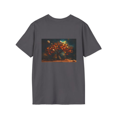 Galactic Planets Tree T-Shirt Design