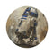 "Galactic R2-D2 Round Rug: Enhance Your Space with Star Wars Style!"