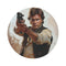 "Galactic Round Han Solo Rug"