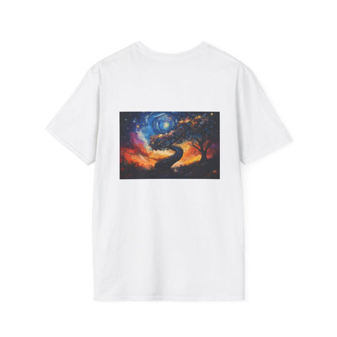 Galactic Spiral Staircase T-Shirt Design