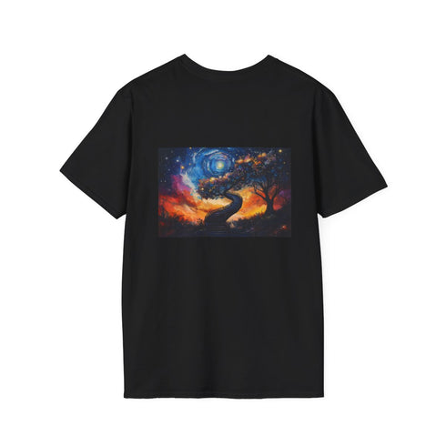 Galactic Spiral Staircase T-Shirt Design
