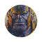 "Galactic Thanos Round Rug"