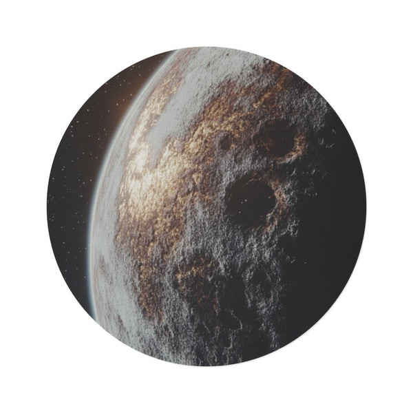"Galactic View Round Rug"