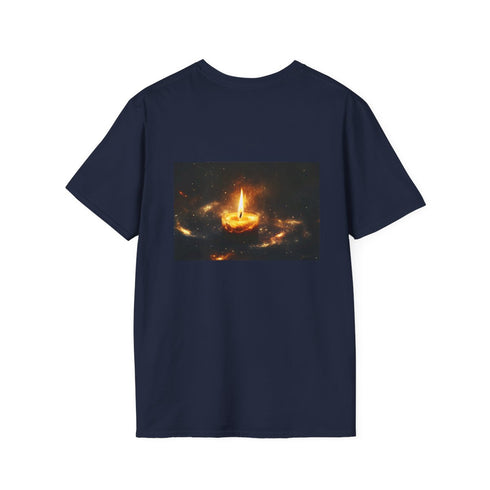 Galaxy Candle Universe T-Shirt Design