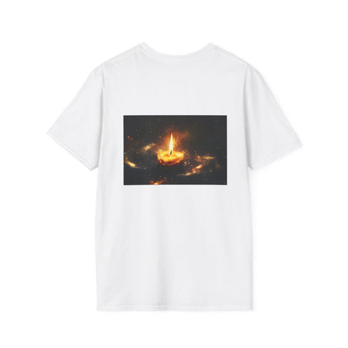 Galaxy Candle Universe T-Shirt Design
