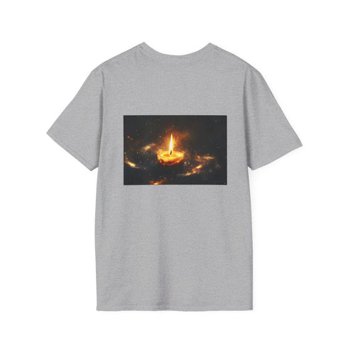Galaxy Candle Universe T-Shirt Design