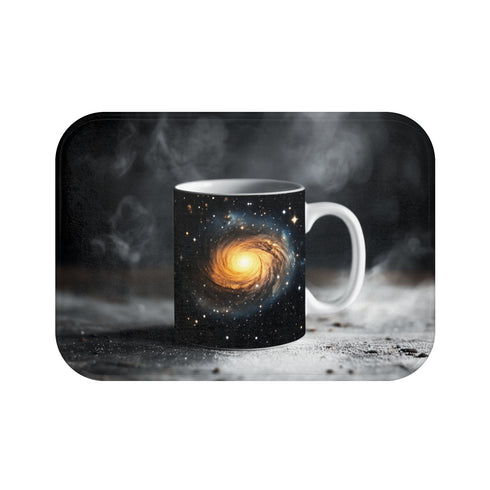 Galaxy-Inspired Coffee Mug Bath Mat