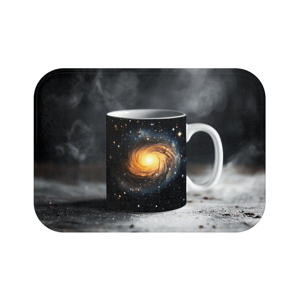 Galaxy-Inspired Coffee Mug Bath Mat