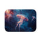 "Galaxy Jellyfish Nebula Bath Mat"