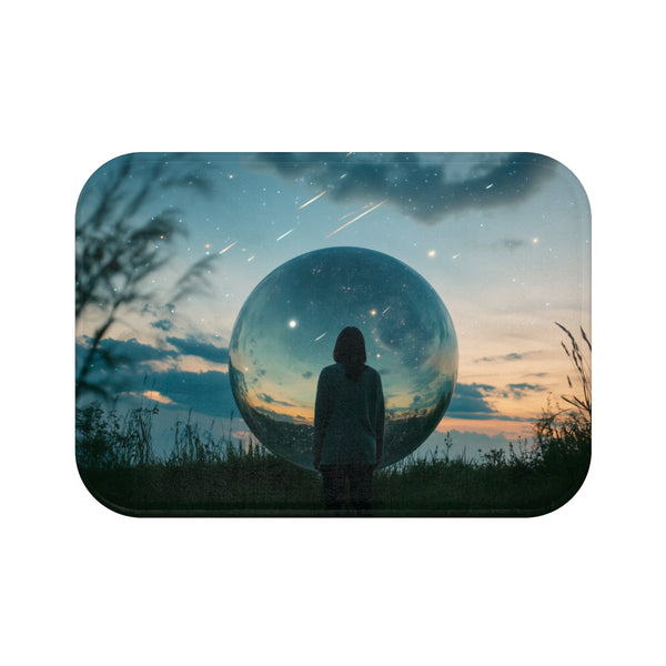 "Galaxy Star Infinity Bath Mat"