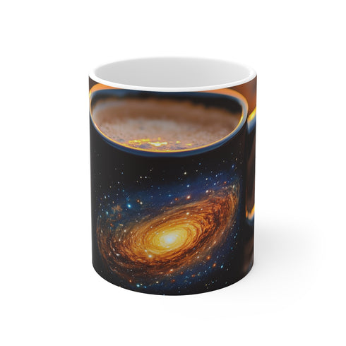 Galaxy-Themed Coffee Mug Interior