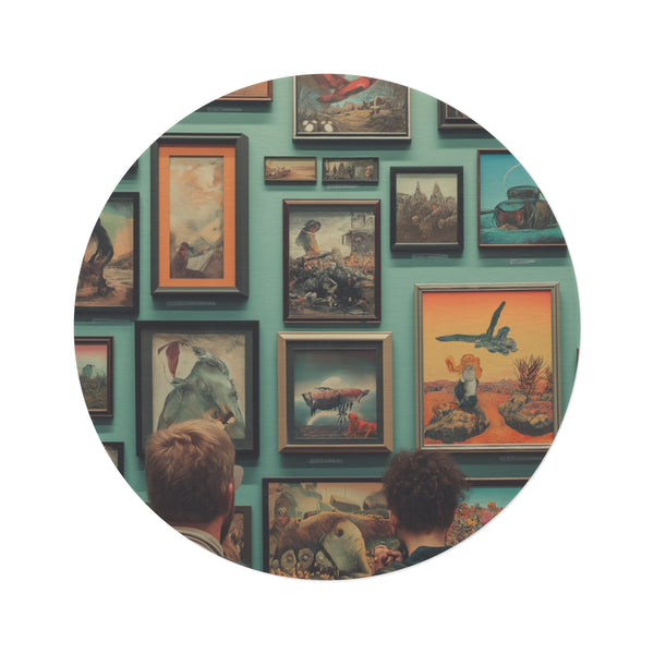 "Gallery View Round Rug"