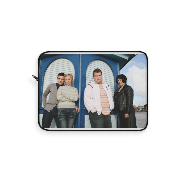 "Gavin and Stacey Laptop Sleeve: Stylish Protection for Your Tech!"