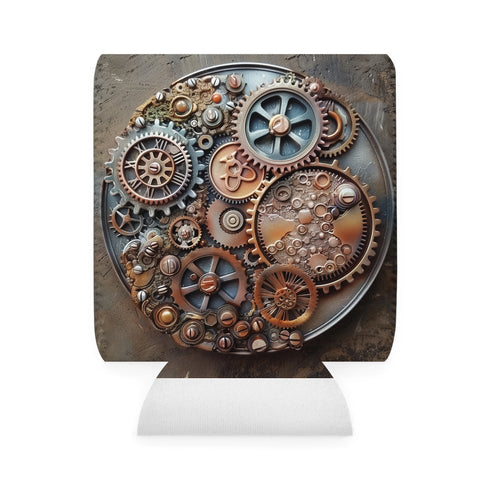 Gear-Infused Steampunk Can Cooler