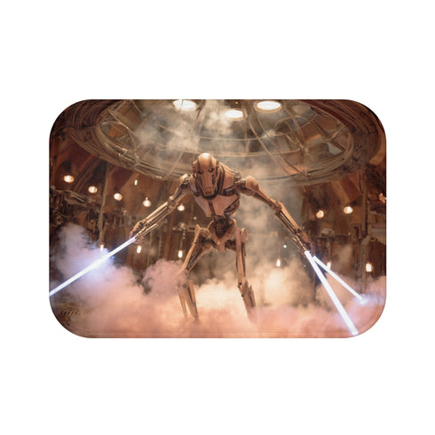 "General Grievous lightsaber-themed bath mat"