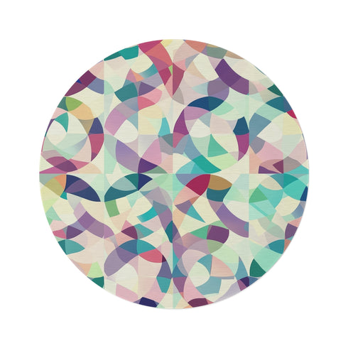 "Geo Chic Round Rug"