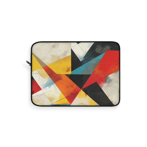 "Geo-design Laptop Sleeve: Abstract Protection"