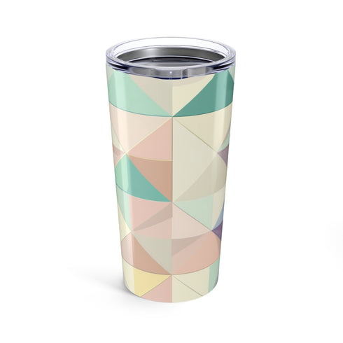 Geo-Sleek Pastel Drink Bottle