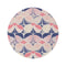 "Geometric Bliss Round Rug"