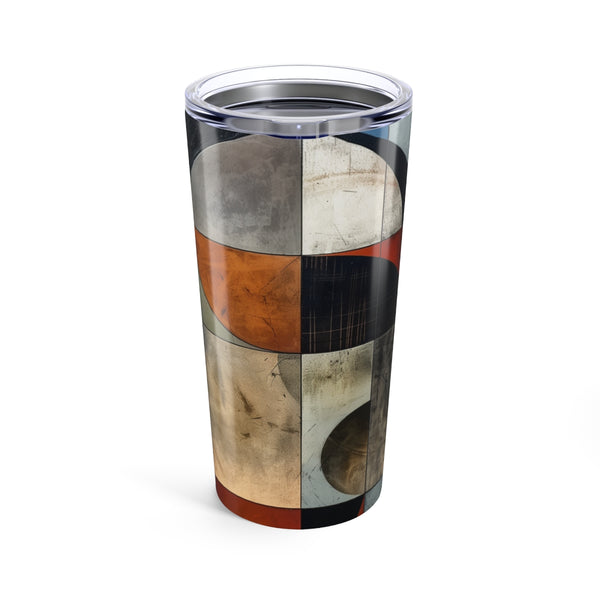 Geometric Cheers: Abstract Water Bottle