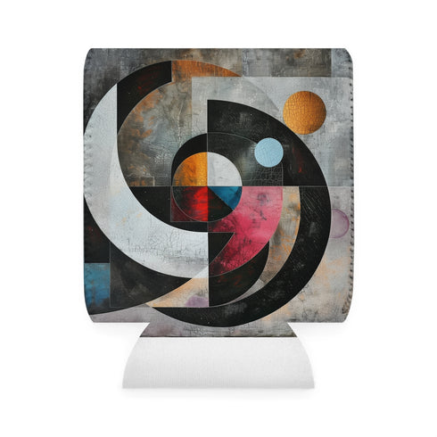 Geometric Chic Can Cooler Sleeve