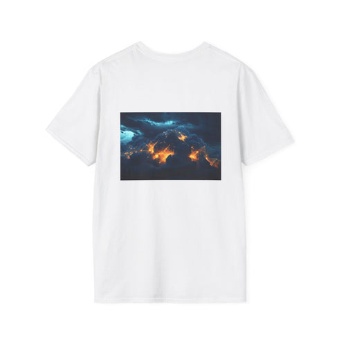 Geometric Vein Storm Clouds Shirt