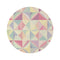 "Geometrics Galore Round Rug"